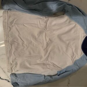 Janie and Jack Blue and White Kids Swim Rashguard